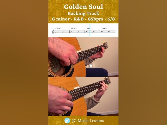 'Video thumbnail for Golden Soul - G minor backing track 🎸'