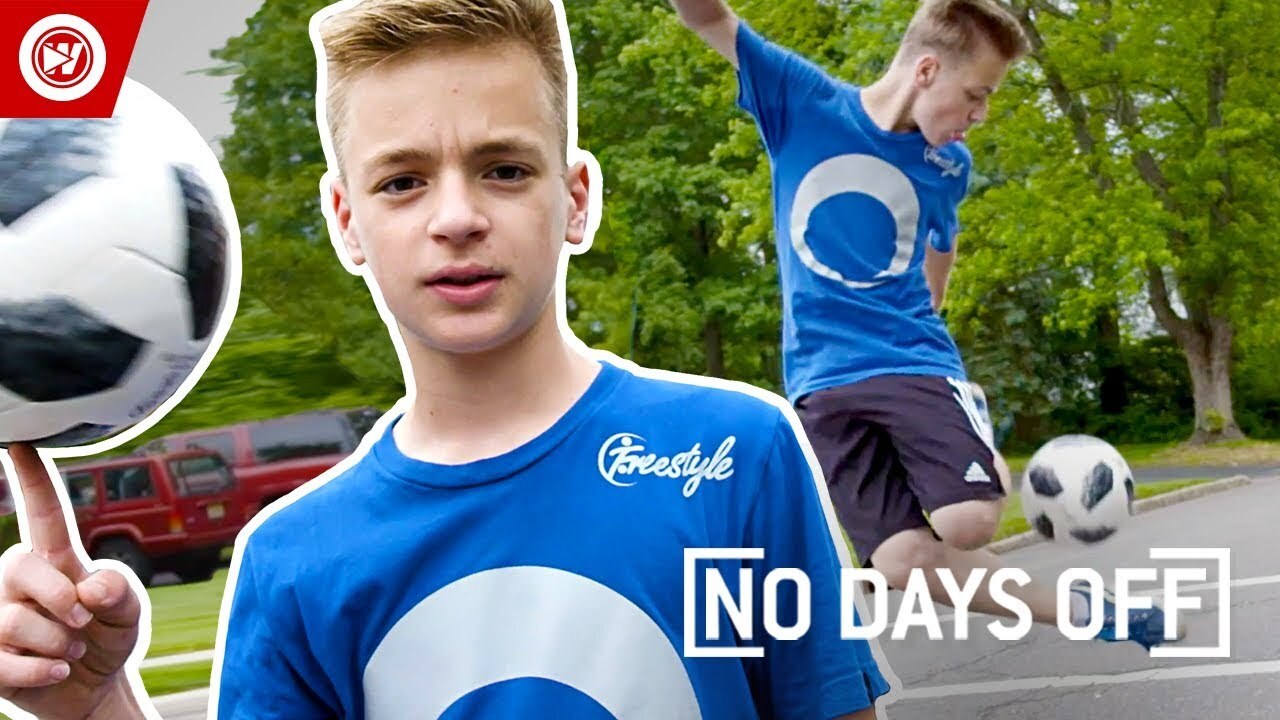 Video thumbnail for 13-Year-Old With INCREDIBLE Freestyle Soccer Skills