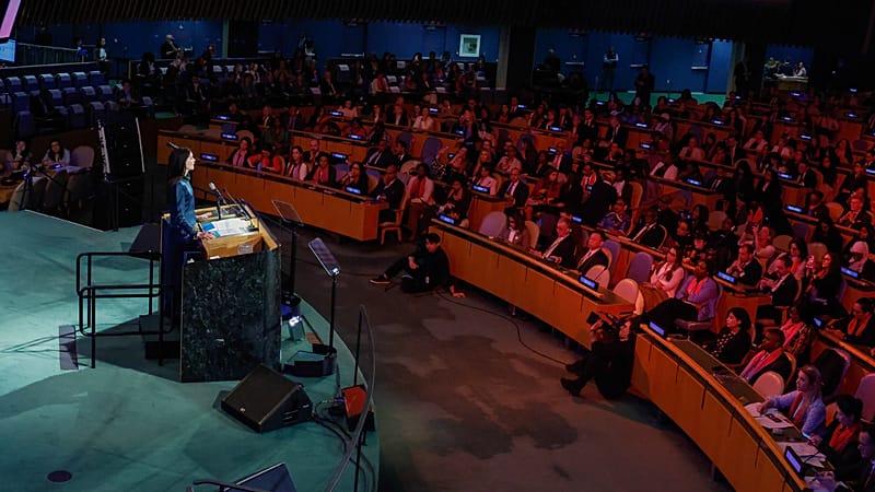 Video thumbnail for UN leaders address global gender inequality