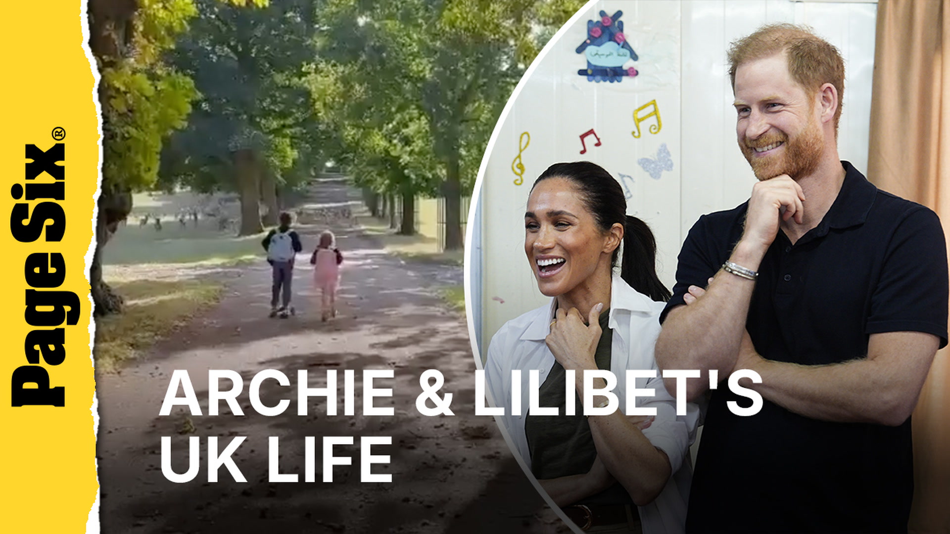 Video thumbnail for Meghan Markle gives rare look at Prince Archie and Princess Lilibet's life in the UK