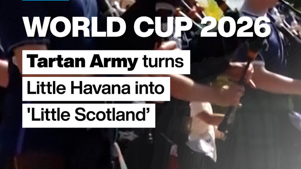 Video thumbnail for World Cup 2026: Tartan Army turns Little Havana into ‘Little Scotland’