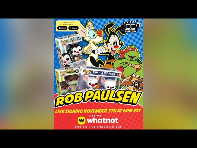 Video thumbnail for Rob Paulsen Signing and Unboxing