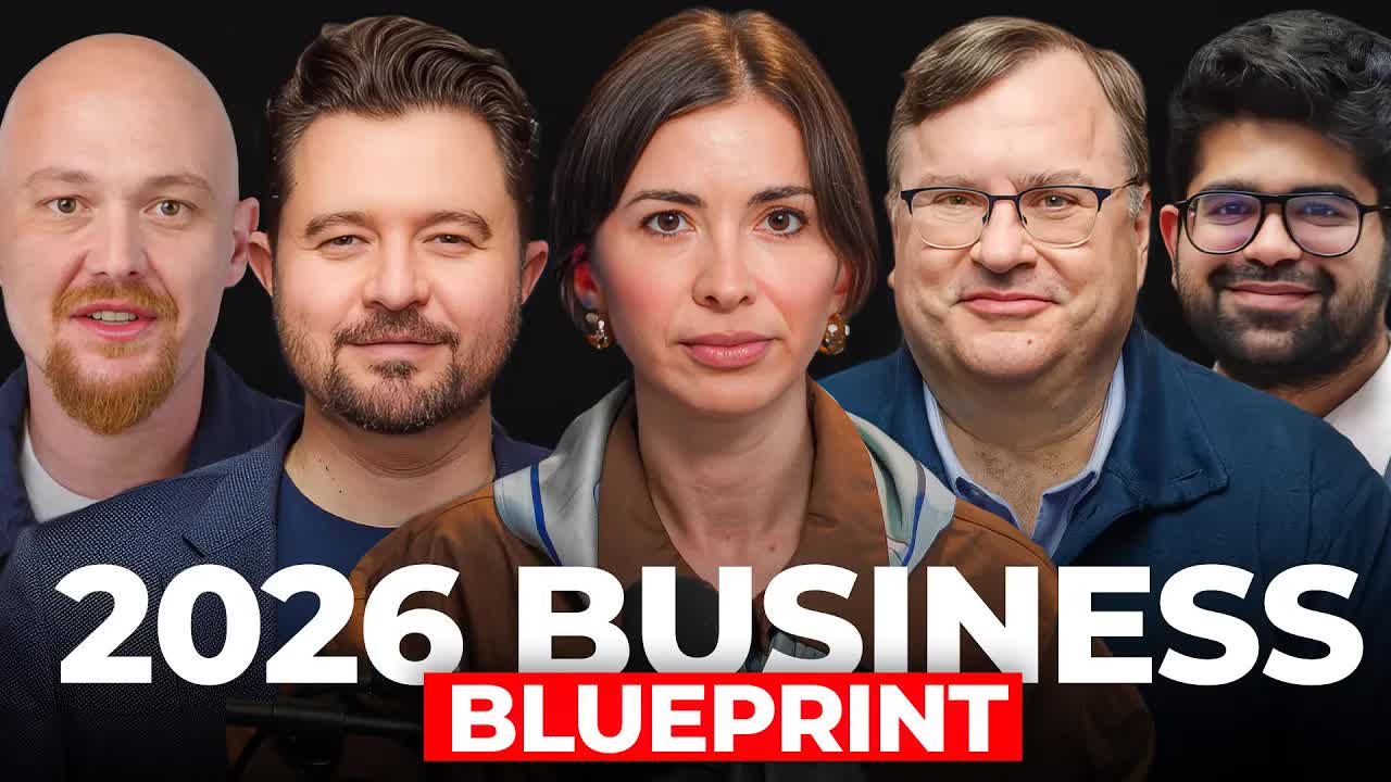 Video thumbnail for Silicon Valley Girl: build a billion-dollar company: lessons from top founders in 2026, ai tools, & 90-day project