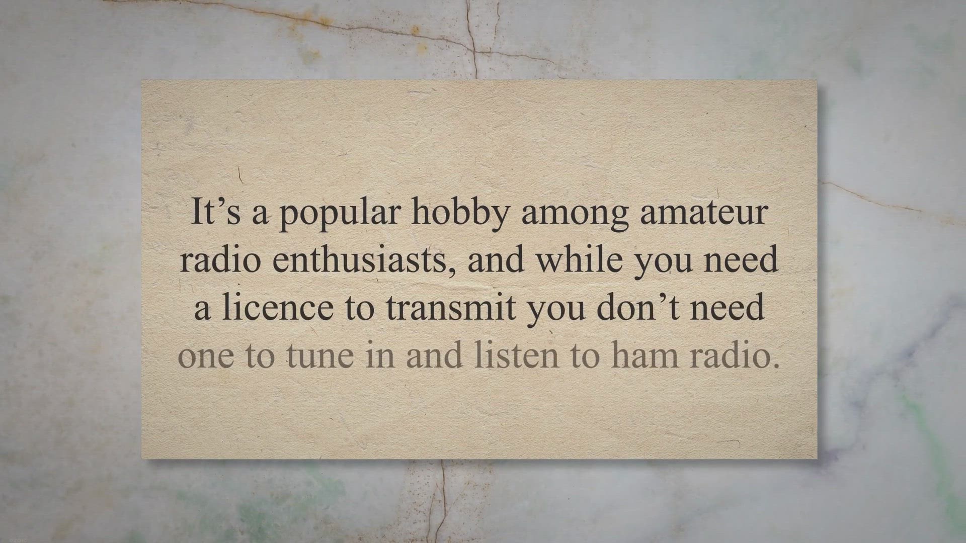 Video thumbnail for Can you listen to ham radio without a licence?