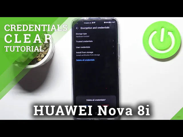 Video thumbnail for How to Clear Credentials on HUAWEI Nova 8i - Remove Credentials