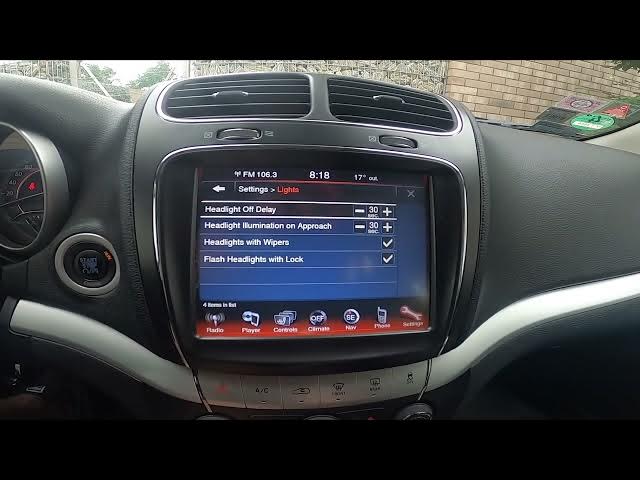 Video thumbnail for How to Adjust Headlights Illumination on Approach in Fiat Freemont ( 2011 - 2016 )