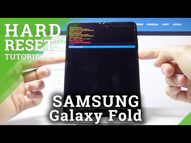 Video thumbnail for Hard Reset Samsung Galaxy Fold - Bypass Screen Protection