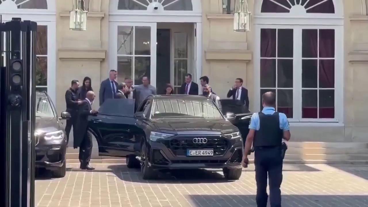 Video thumbnail for France: QSD leader Mazloum Abdi from the French Foreign Minister's building in Paris.
