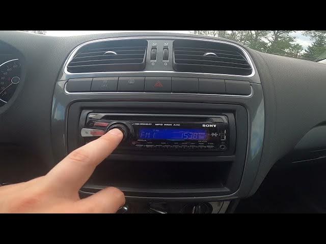 Video thumbnail for How to Enable or Disable LPF Function for Sony Radio in Volkswagen Polo V ( 2009 - 2017 )