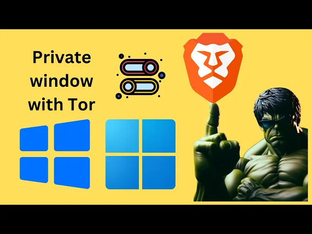 'Video thumbnail for How to Turn On or Off 'Private window with Tor' in Brave Browser on Windows 11 or 10 | GearUpWindows'