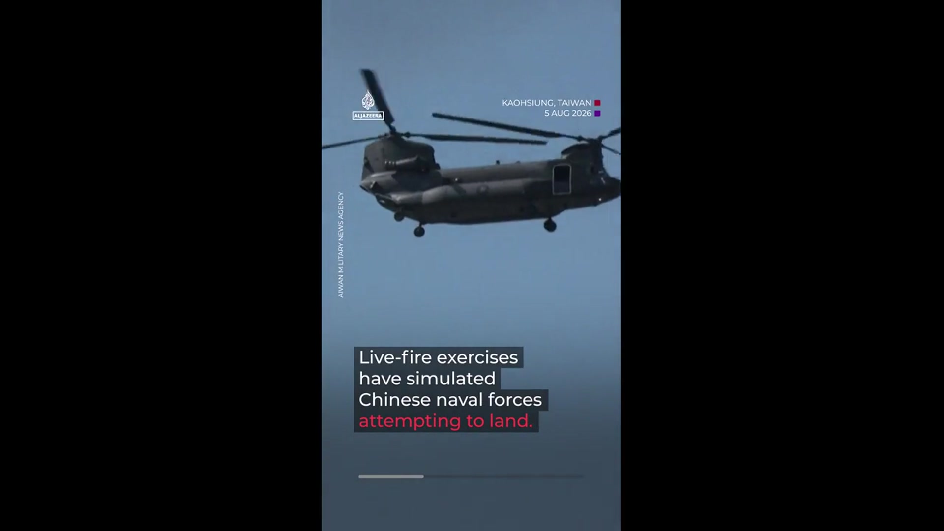 Video thumbnail for Taiwan holds military drills to prepare for invasion by China