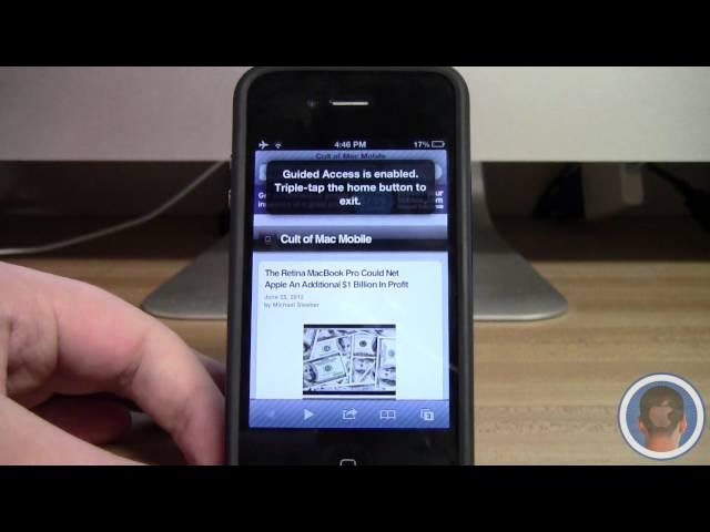 Video thumbnail for Guided Access In iOS 6
