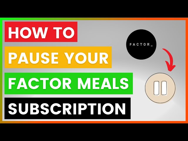 Video thumbnail for How To Pause Your Factor Meals Subscription Skip Deliveries? [in 2025]