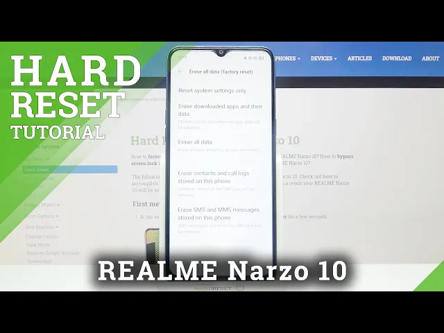 Video thumbnail for How to Factory Reset REALME Narzo 10 - Hard Reset Instructions / Wipe All Data