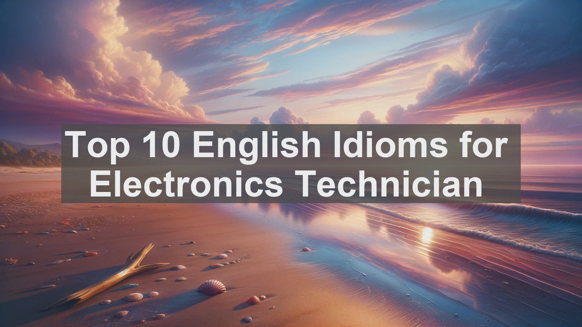 'Video thumbnail for Top 10 English Idioms for Electronics Technician'