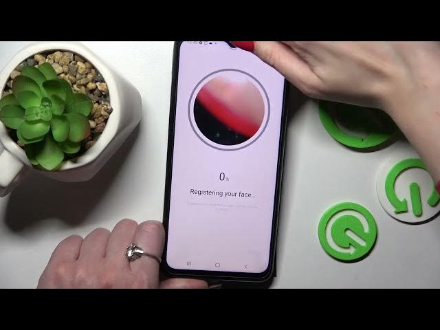 Video thumbnail for Samsung Galaxy M23 - How To Setup Face Scanner Unlock