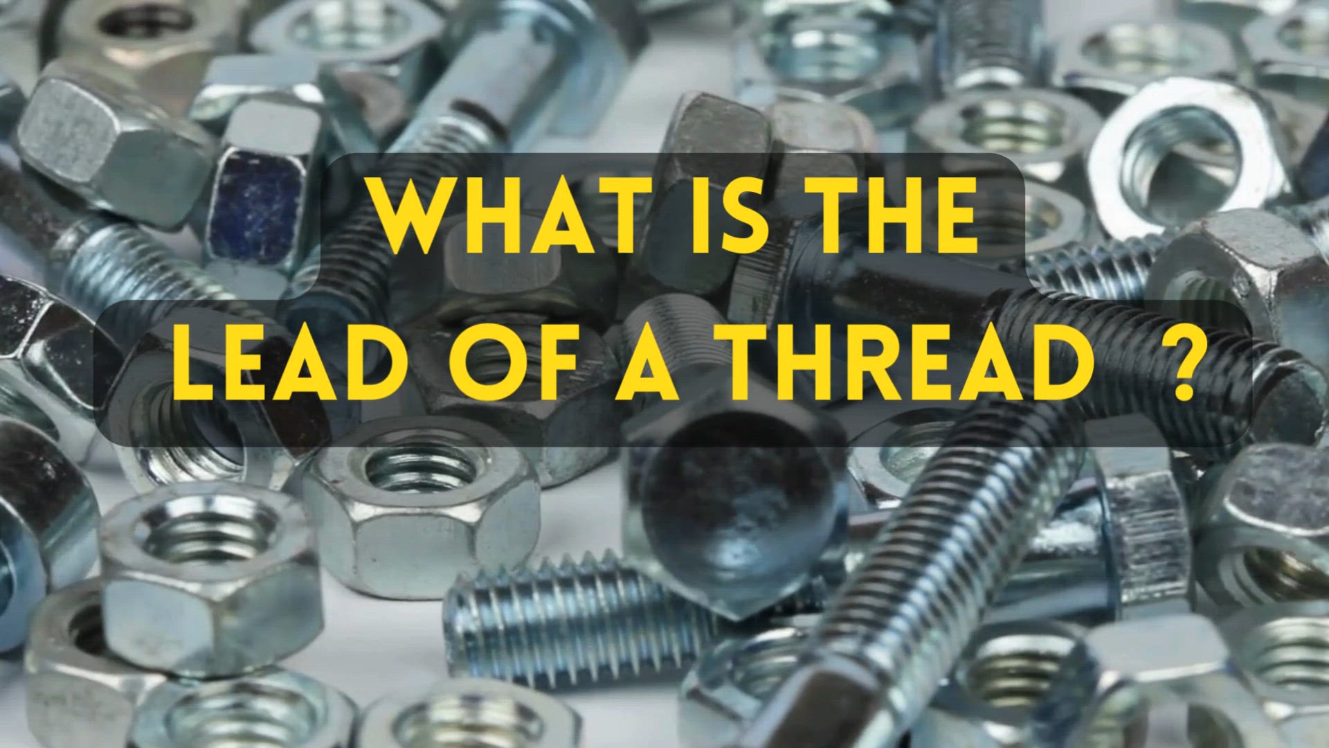 'Video thumbnail for What is a Lead of a Thread?'