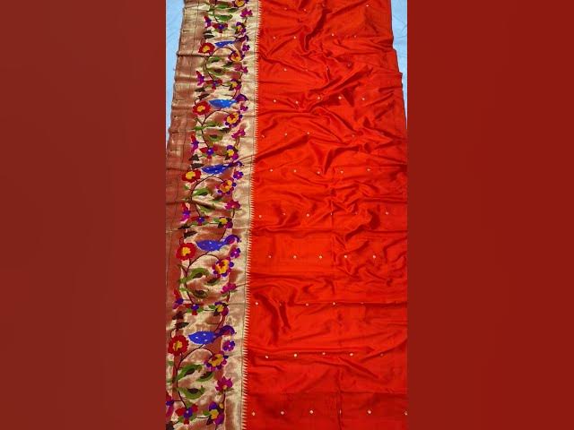Video thumbnail for unstitched paithani Lehenga  पैठणी  लह॑गा#lehenga #lehengalove