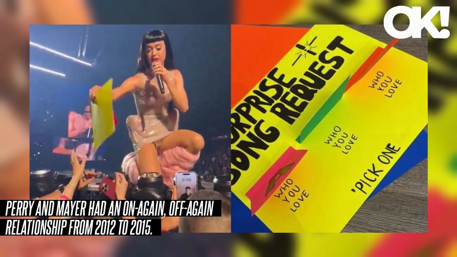 'Video thumbnail for Katy Perry Lashes Out at Fan After They Suggest She Sing Ex John Mayer's Song: 'Satan!''