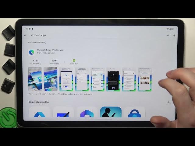 Video thumbnail for How to Install the Microsoft Edge Browser App on GOOGLE Pixel Tablet
