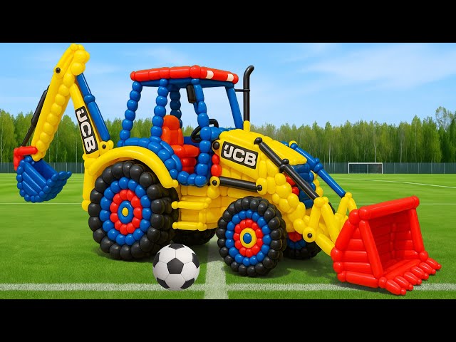 Video thumbnail for The mascot vibrato assistant JCB placed on the football field is popular, co-produced and creative01