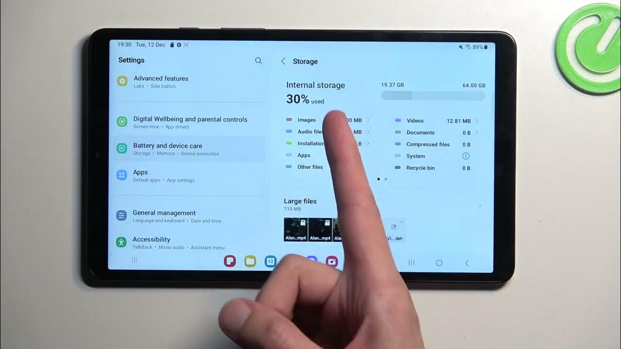 Video thumbnail for How to Format SD in Samsung Galaxy Tab A9 – Repair Micro SD Card