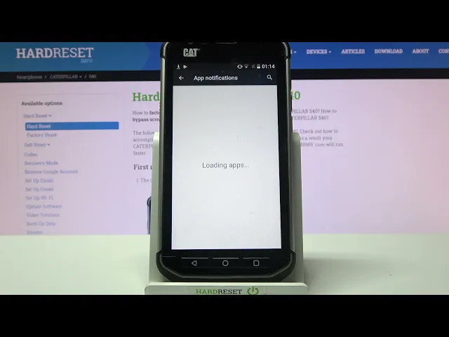 Video thumbnail for How to Turn On/Off App Notifications on CAT S40 – Manage notifications Settings