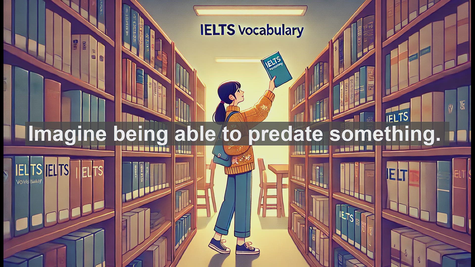 'Video thumbnail for 5000 Must Know IELTS 8.0 Vocabulary - Antedate: Exploring the Concept of Assigning Earlier Dates'