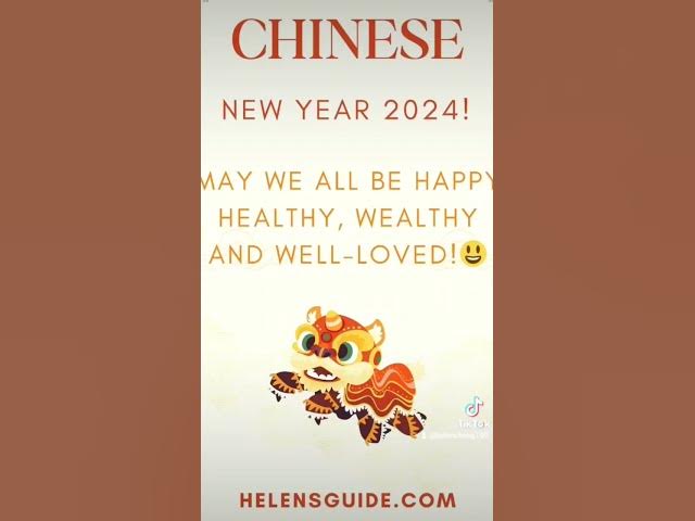 Video thumbnail for Happy Chinese New Year 2024! 😃 #chinesenewyear #affiliatemarketing #chinesenewyear2024