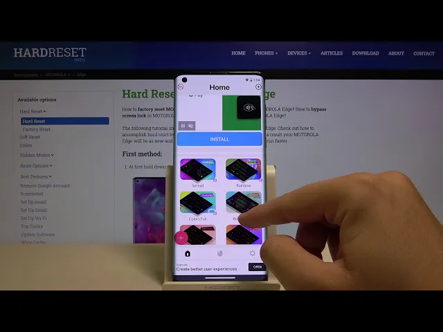 Video thumbnail for How to Apply LED Keyboard on MOTOROLA Edge – LED Keyboard Feature