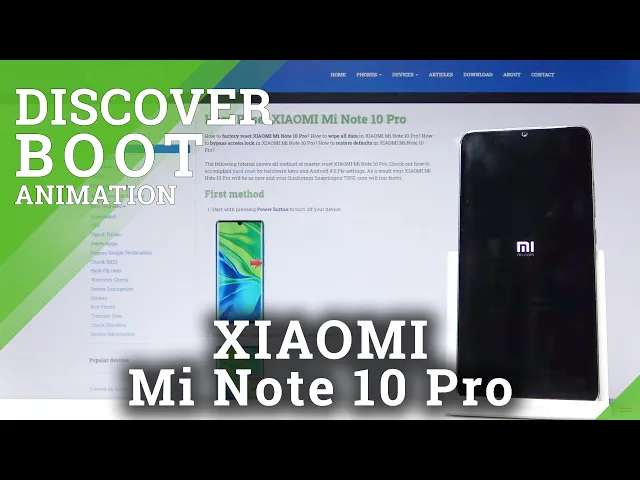 Video thumbnail for Discover Boot Animation on Xiaomi Mi Note 10 Pro – Check Starting Animation