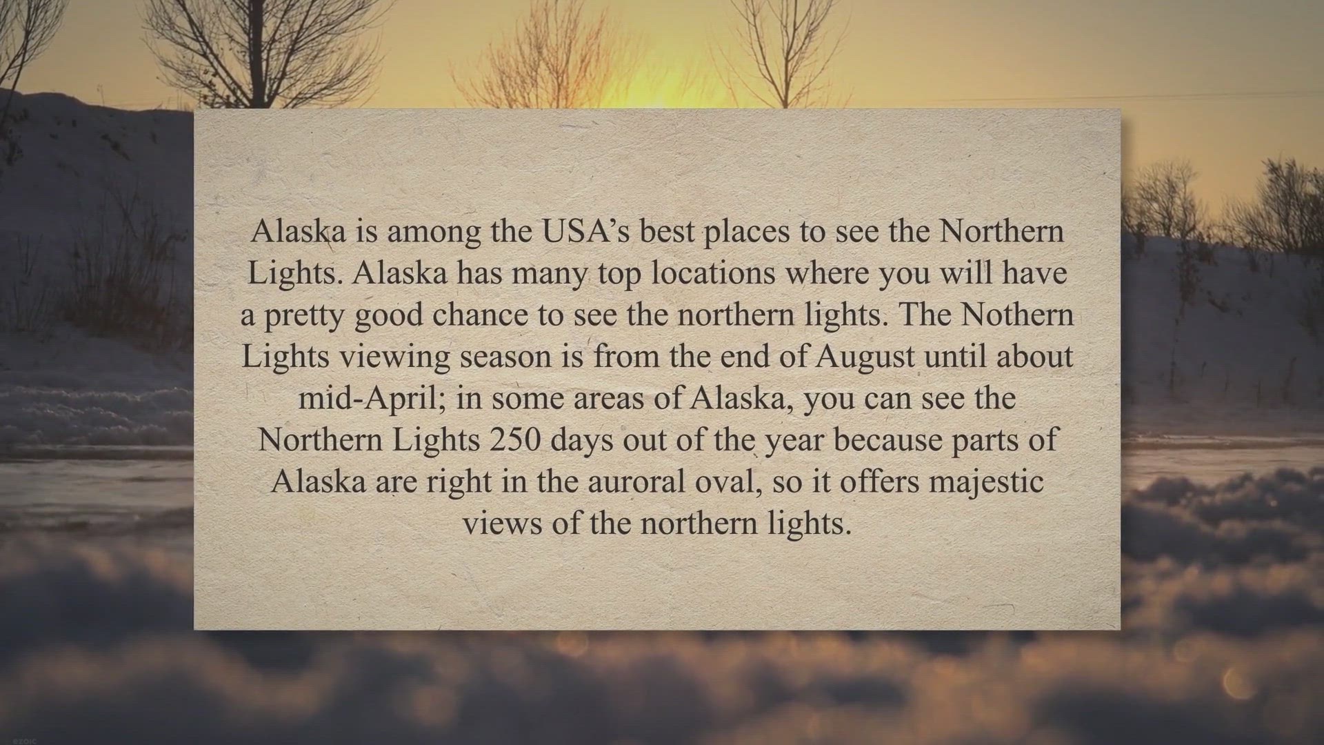 'Video thumbnail for Guide To Where To See Northern Lights In The USA'