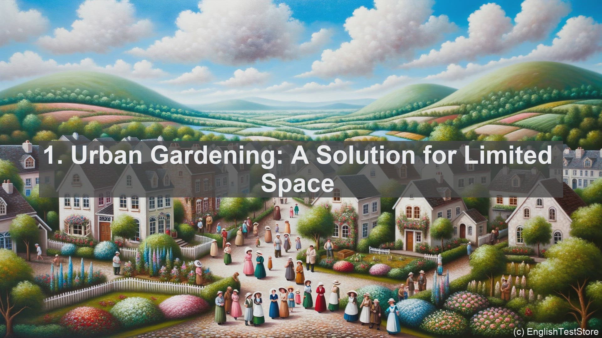 'Video thumbnail for Top 10 Sentences for Understanding EcoFriendly Urban Gardening'