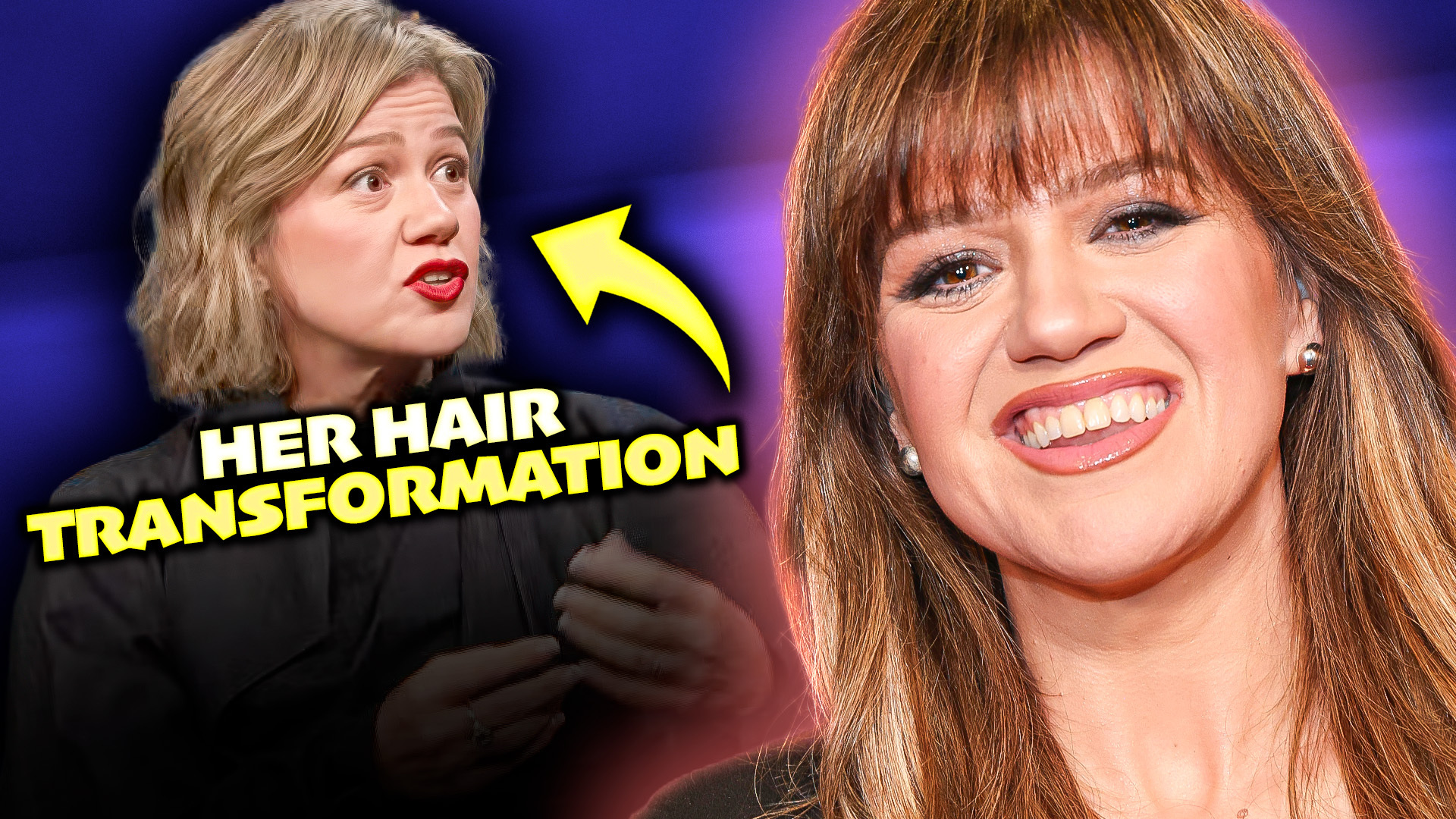 Video thumbnail for Kelly Clarkson's Drastic Hair Transformation Is Turning Heads