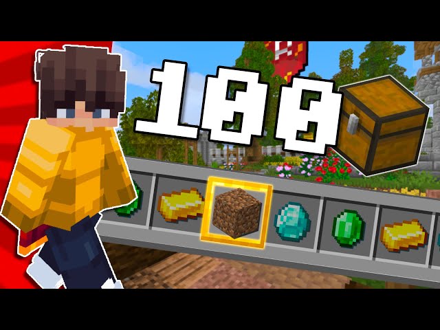 Video thumbnail for Avasin 100 Minecraft Mysteeri Arkkua Realmissa!