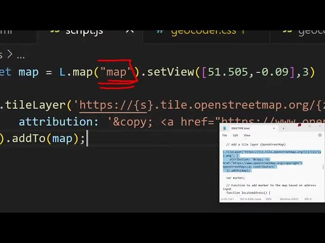 Video thumbnail for Build a Google Maps Clone to Track Location & Geolocation With Autocomplete Using Leaflet.js in JS