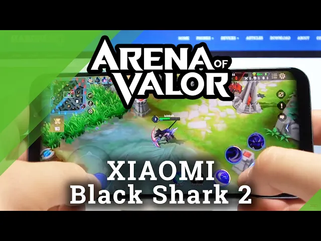 Video thumbnail for Arena of Valor Short Gameplay on XIAOMI Black Shark 2  – Efficiency Test | Gaming Performance