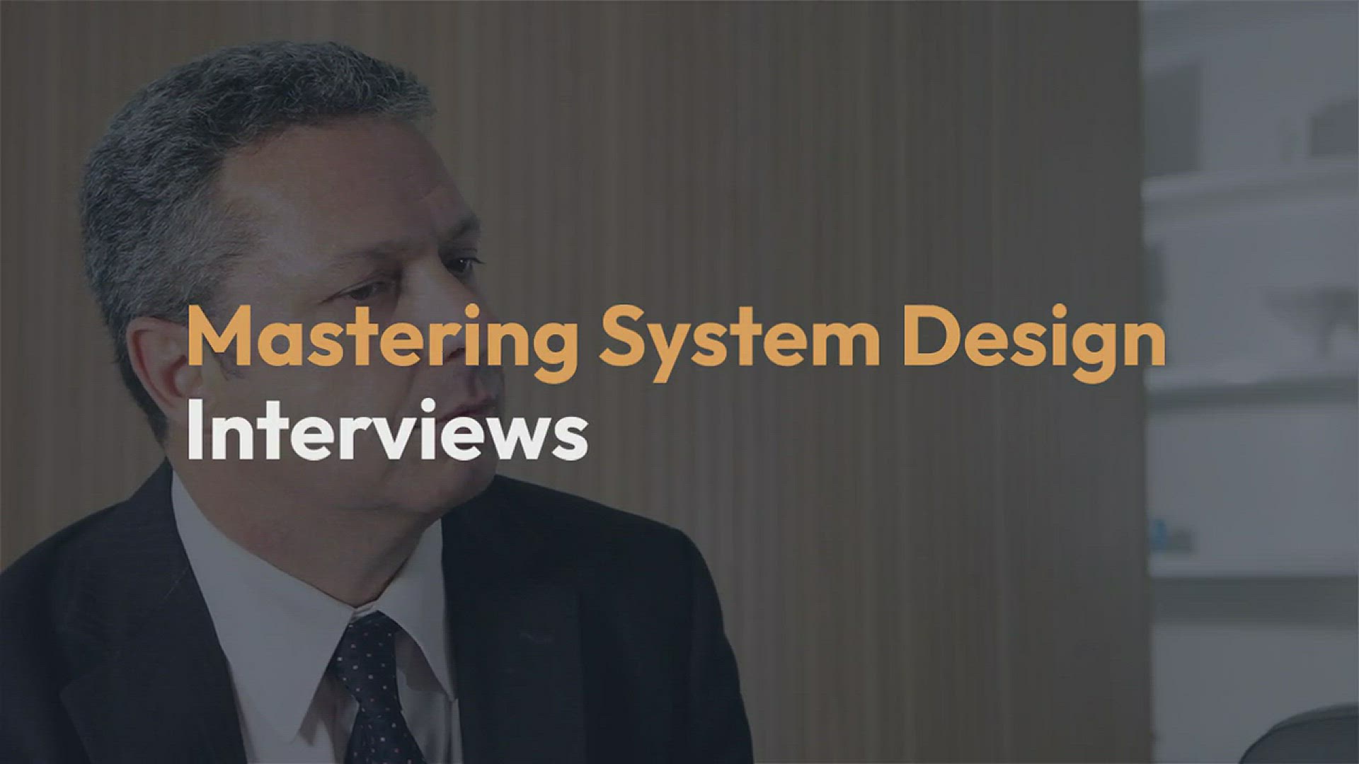 'Video thumbnail for 8 Most Important Steps To Follow in System Design Round of Interviews'