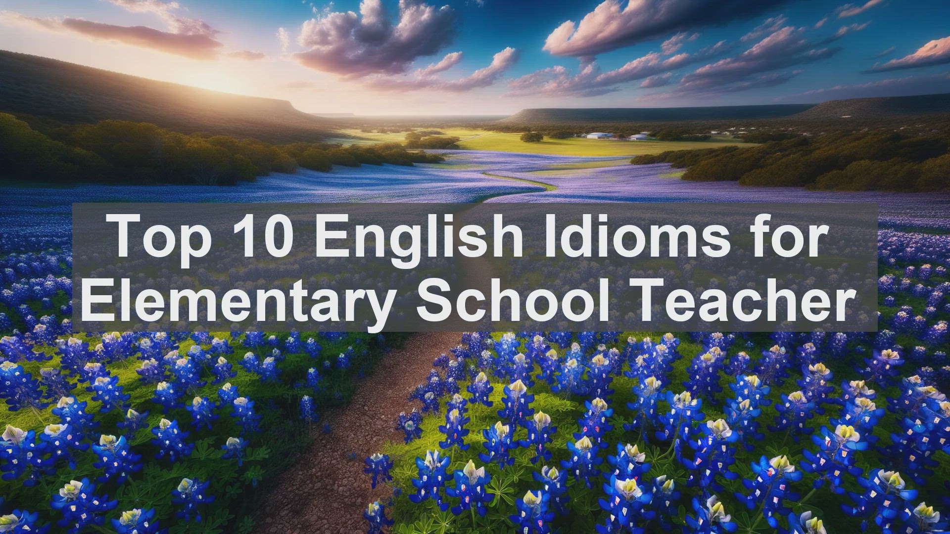 'Video thumbnail for Top 10 English Idioms for Elementary School Teacher'