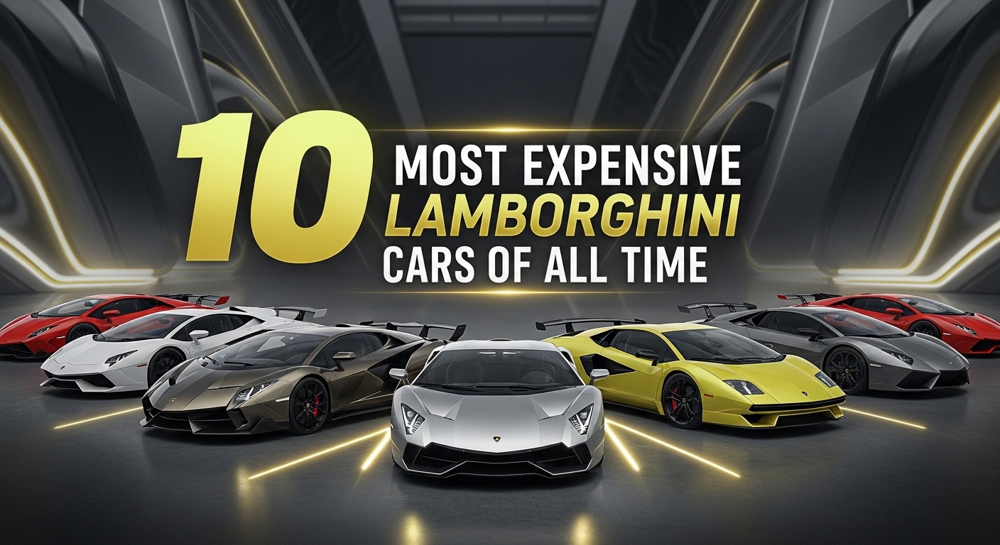 Video thumbnail for 10 Most Expensive Lamborghini Cars of All Time
