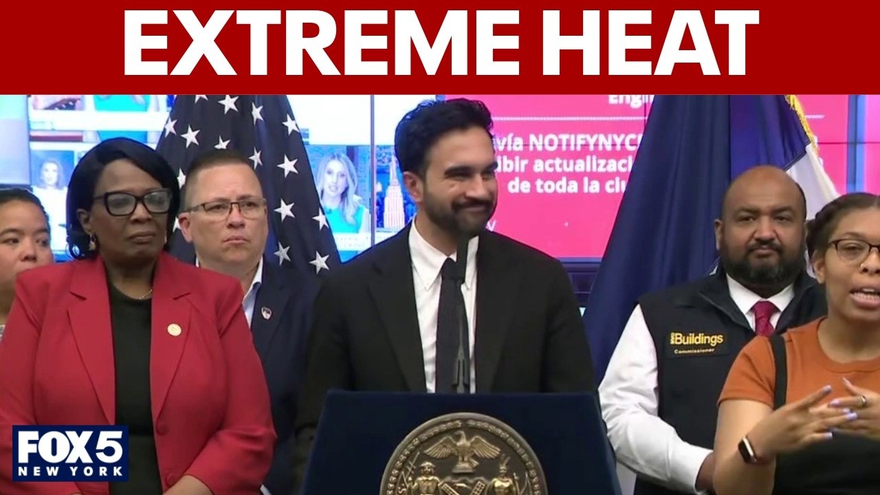 Video thumbnail for FULL: Mamdani warns NYC of incoming heat
