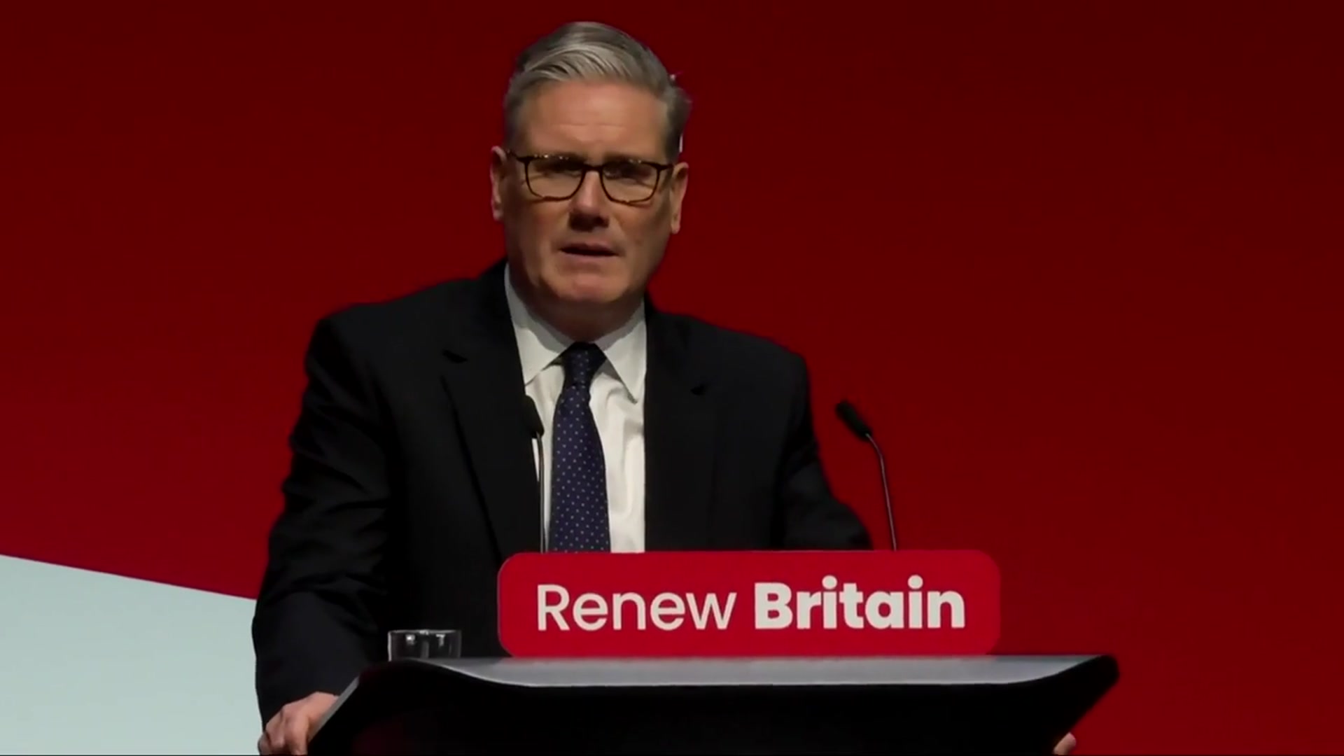 'Video thumbnail for WATCH IN FULL: Keir Starmer makes the first speech at Labour Party Conference'