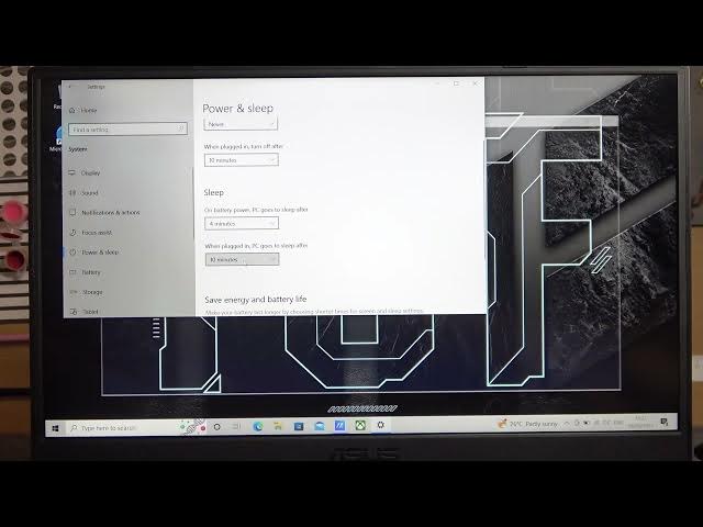 Video thumbnail for How To Adjust On Battery Auto Sleep Time On Asus Tuf Gaming Laptop