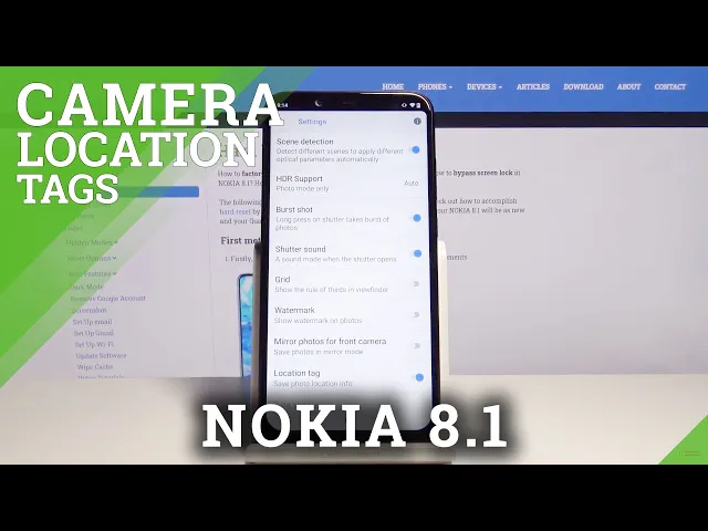 Video thumbnail for How to Disable Location Tags in NOKIA 8.1 – Camera Settings