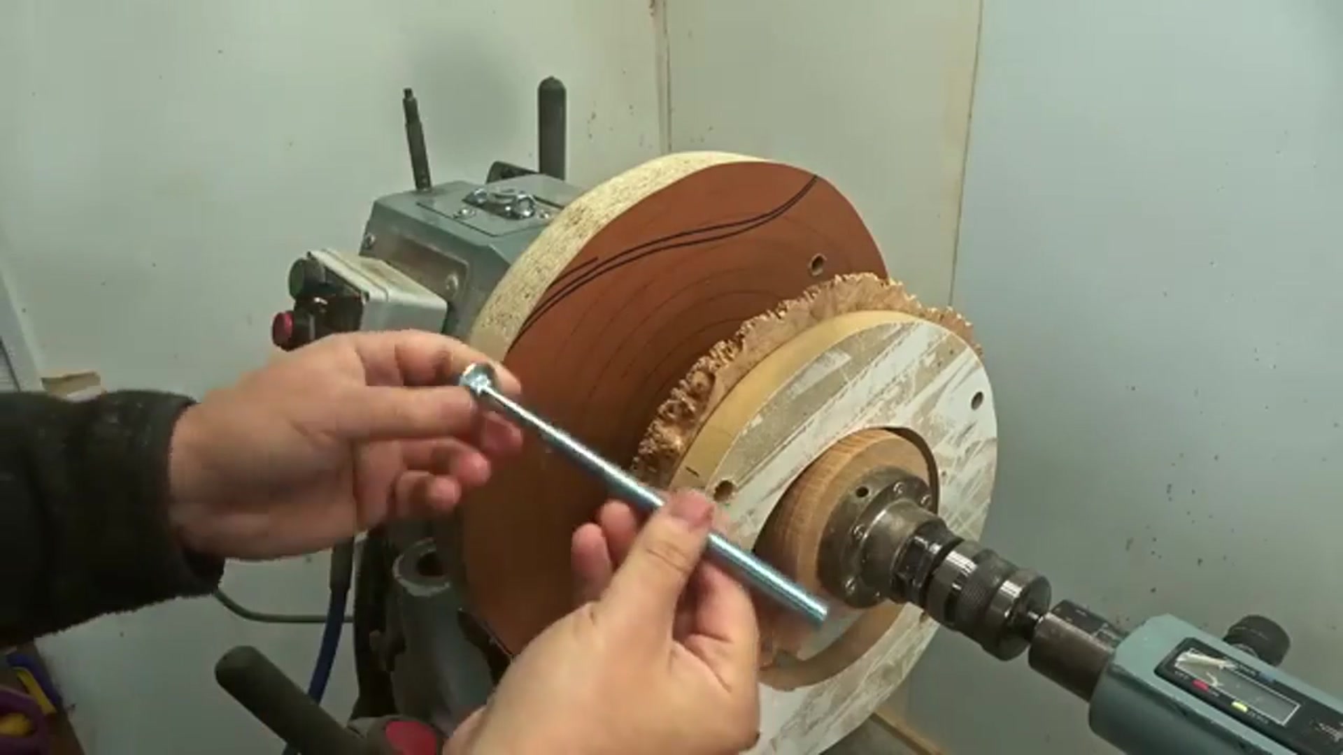 'Video thumbnail for Woodturning - A Risky Experimental Project (NO RESIN)'