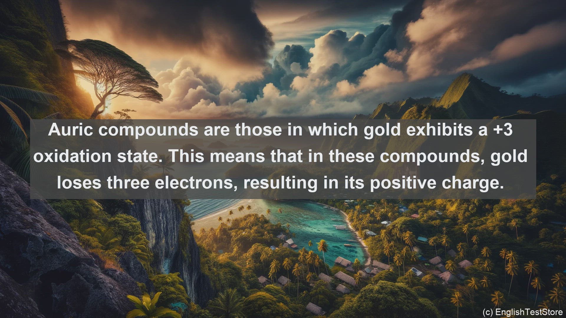 'Video thumbnail for Auric compounds in science  definition and examples'
