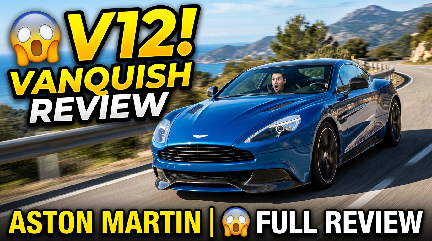 Video thumbnail for Aston Martin Vanquish V12 😱 Full Review