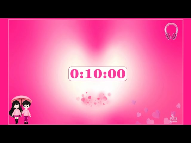 Video thumbnail for Love Theme 10 Minute Countdown Timer | Soft Pink Hearts & Relaxing Calm Background 💖 Aesthetic Timer