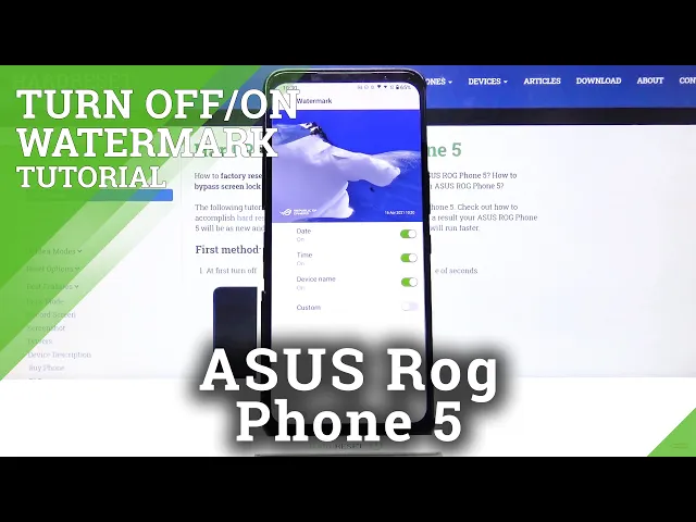 Video thumbnail for Camera Watermark - ASUS ROG Phone 5 and Additional Camera Features