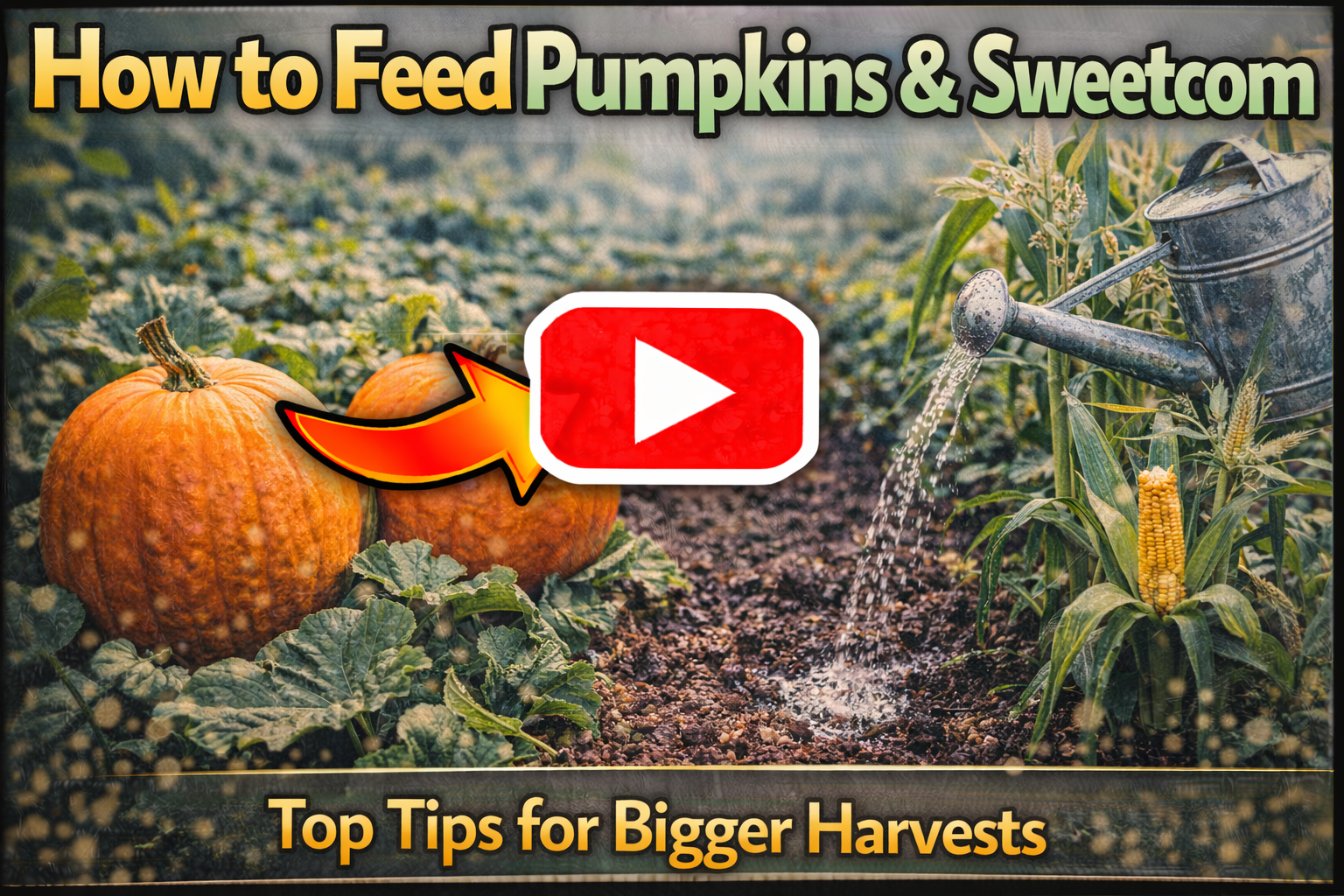 Video thumbnail for How to Feed Pumpkins & Sweetcorn | Top Tips for Bigger Harvests